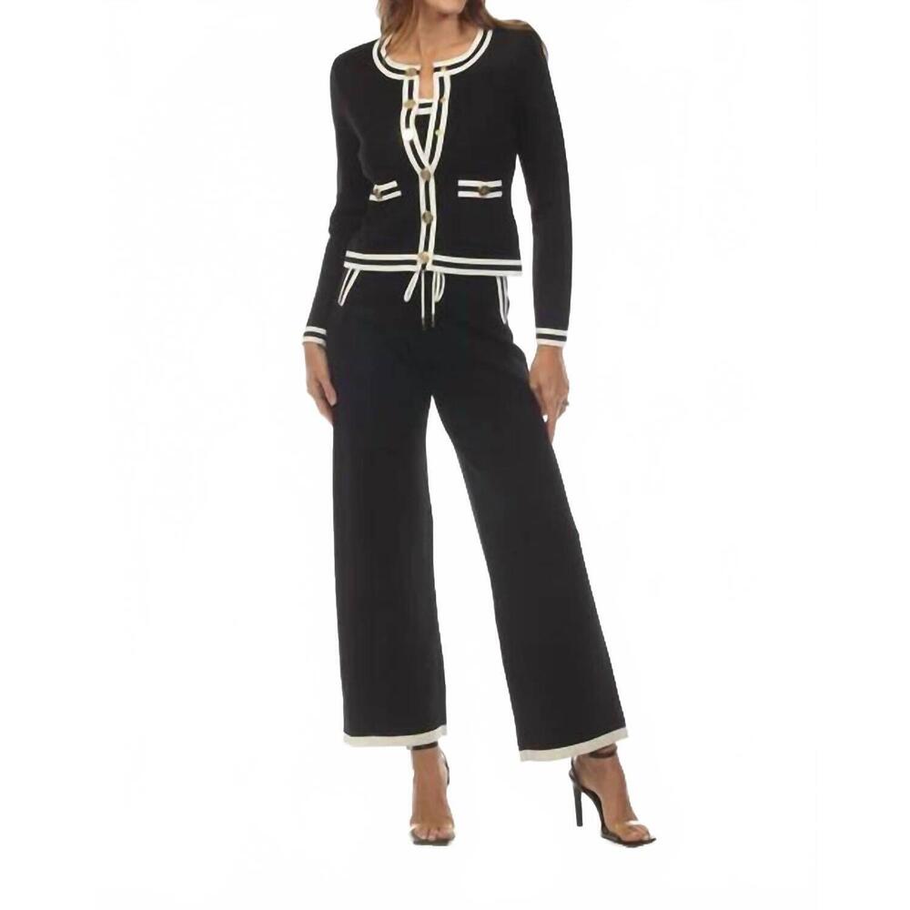 NEW AZI sara long sleeve button cardigan in black